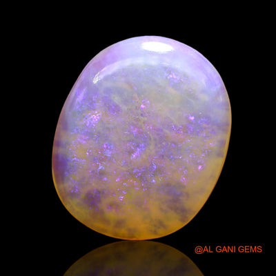 Natural Untreated Fire Opal Loose Gemstone Oval Cabochon From Australia 4.00 Cts 15x12x3 mm AD-644