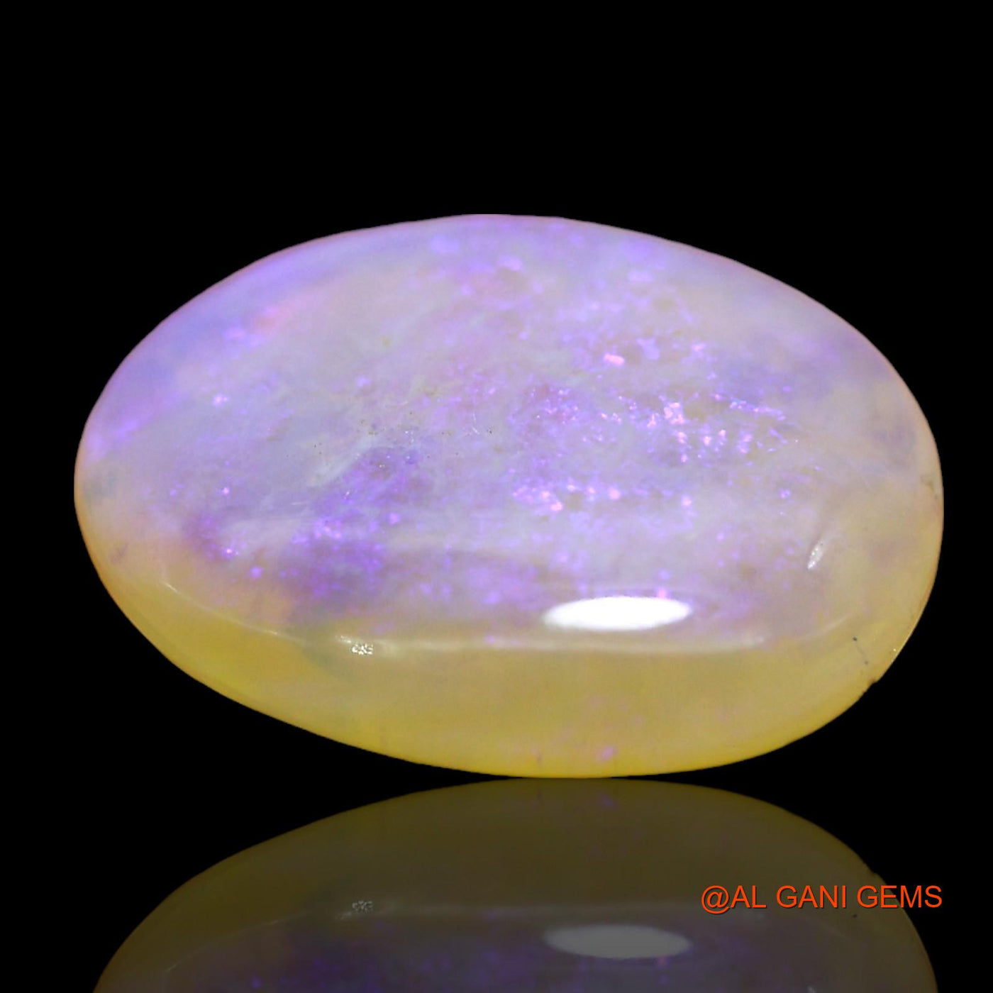 Natural Untreated Fire Opal Loose Gemstone Oval Cabochon From Australia 4.00 Cts 15x12x3 mm AD-644