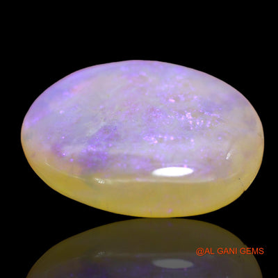 Natural Untreated Fire Opal Loose Gemstone Oval Cabochon From Australia 4.00 Cts 15x12x3 mm AD-644