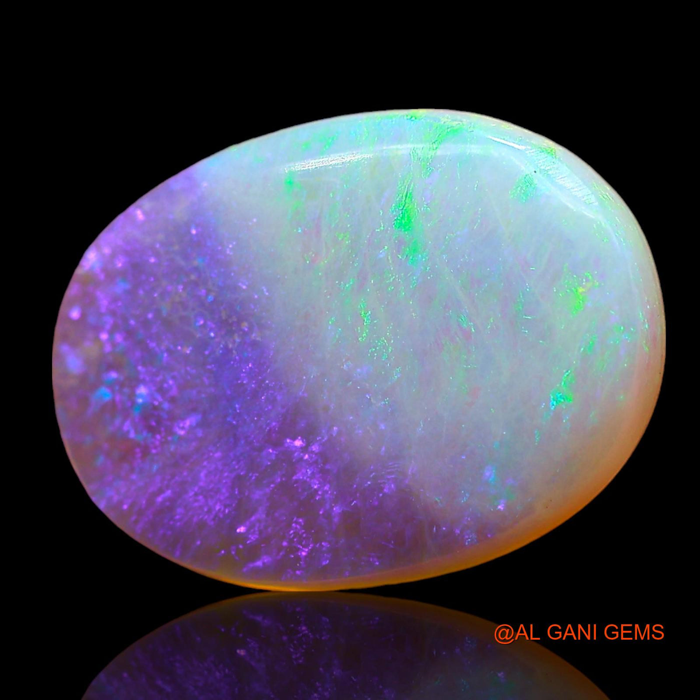 3.00 Cts Natural Australian Fire Opal Oval Cabochon Loose Gemstone For Jewelry 14x11x2 mm AD-647