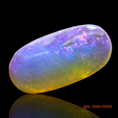 3.00 Cts Natural Australian Fire Opal Oval Cabochon Loose Gemstone For Jewelry 17x8x3 mm AD-648