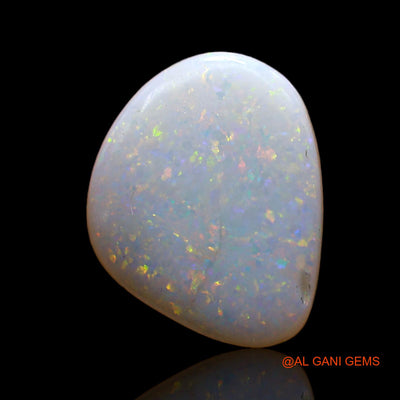 3.00 Cts Natural Australian Fire Opal Loose Gemstone Fancy Cabochon 14x11x3 mm AD-64