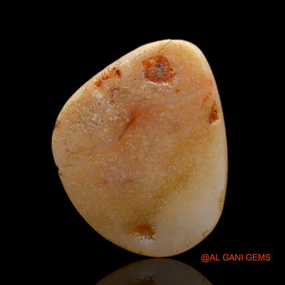 3.00 Cts Natural Australian Fire Opal Loose Gemstone Fancy Cabochon 14x11x3 mm AD-64