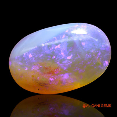 4.00 Cts Natural Australian Fire Opal Loose Gemstone Oval Cabochon 15x9x4 mm AD-650