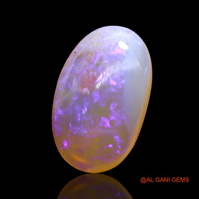 4.00 Cts Natural Australian Fire Opal Loose Gemstone Oval Cabochon 15x9x4 mm AD-650