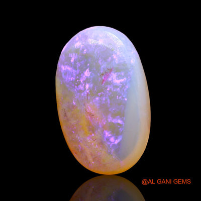 4.00 Cts Natural Australian Fire Opal Loose Gemstone Oval Cabochon 15x9x4 mm AD-650
