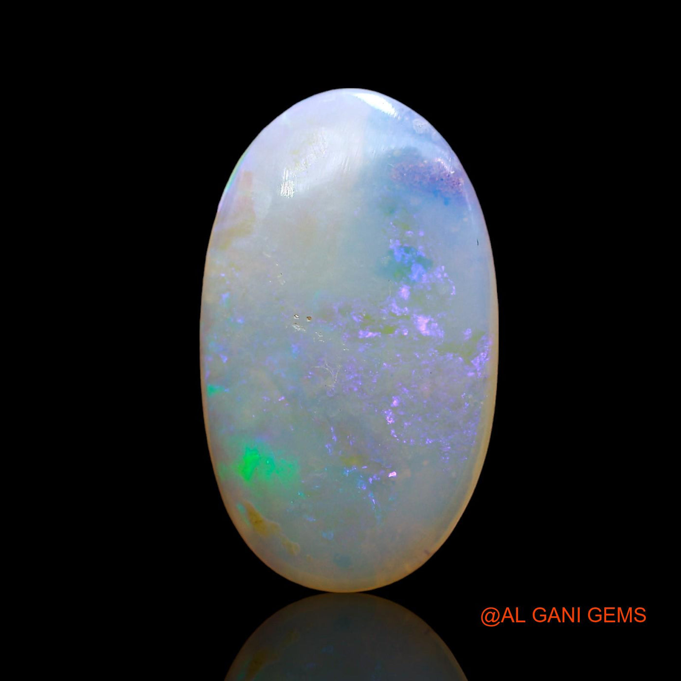 3.00 Cts Unheated Australian Fire Opal Loose Gemstone Oval Cabochon Natural 17x10x2 mm AD-652