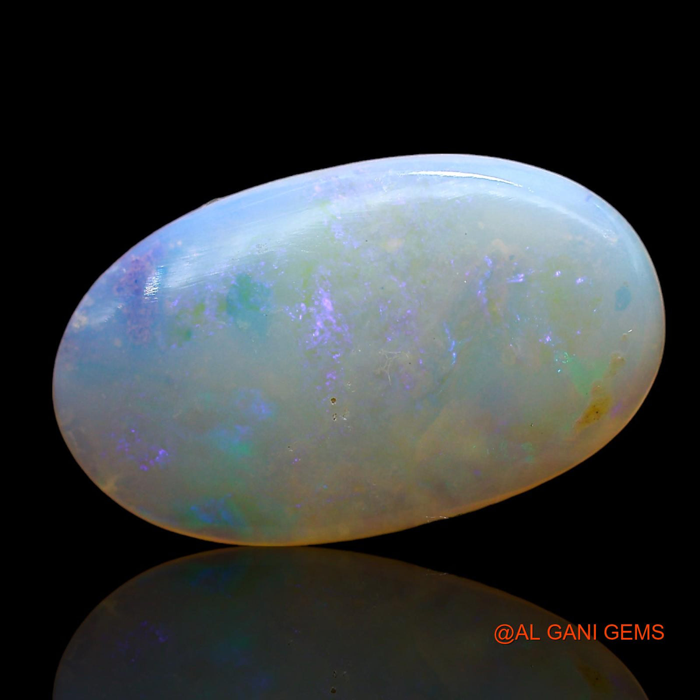 3.00 Cts Unheated Australian Fire Opal Loose Gemstone Oval Cabochon Natural 17x10x2 mm AD-652