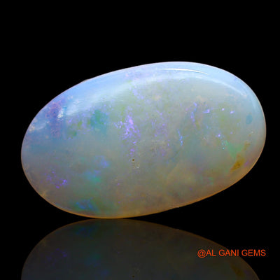 3.00 Cts Unheated Australian Fire Opal Loose Gemstone Oval Cabochon Natural 17x10x2 mm AD-652