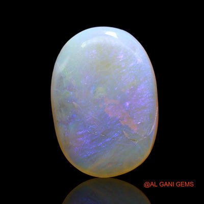 5.00 Cts Natural Australian Fire Opal Loose Gemstone Oval Cabochon 15x10x4 mm AD-653