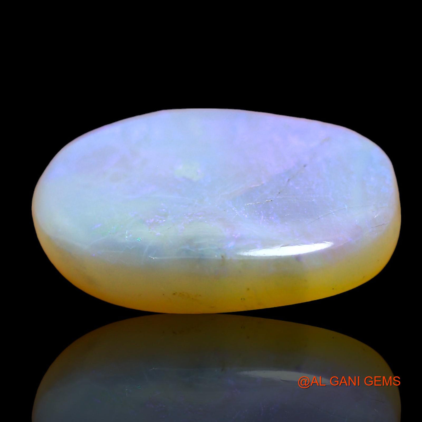 5.00 Cts Natural Australian Fire Opal Loose Gemstone Oval Cabochon 15x10x4 mm AD-653
