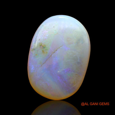 5.00 Cts Natural Australian Fire Opal Loose Gemstone Oval Cabochon 15x10x4 mm AD-653