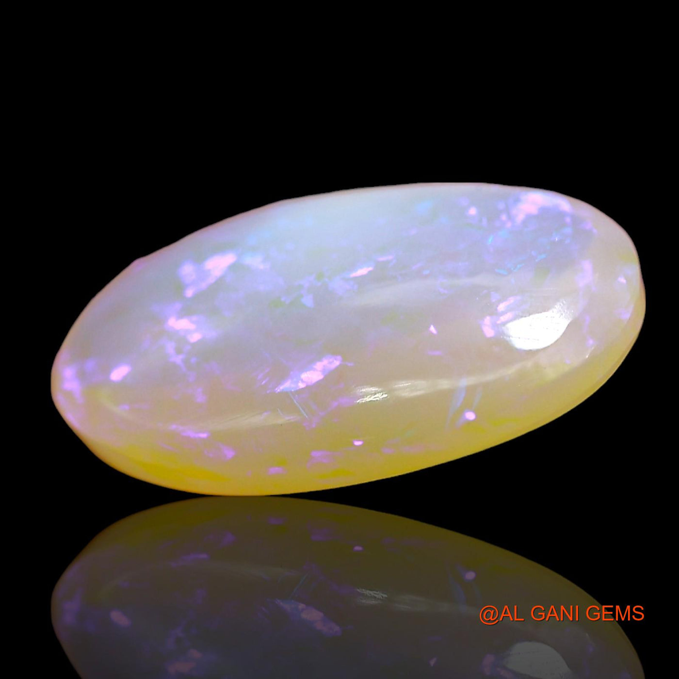 4.00 Cts Natural Australian Fire Opal Loose Gemstone Oval Cabochon 16x9x4 mm AD-654