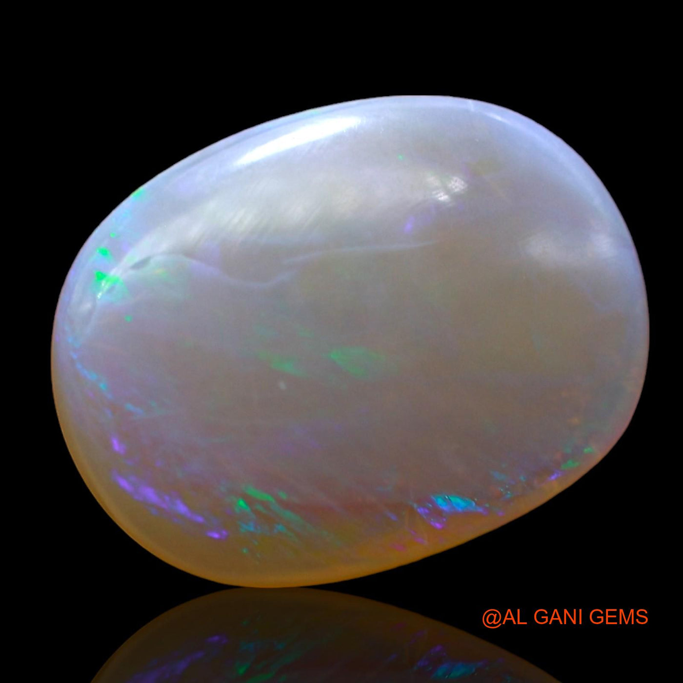 3.00 Cts Natural Australian Fire Opal Loose Gemstone Oval Cabochon 15x11x3 mm AD-655