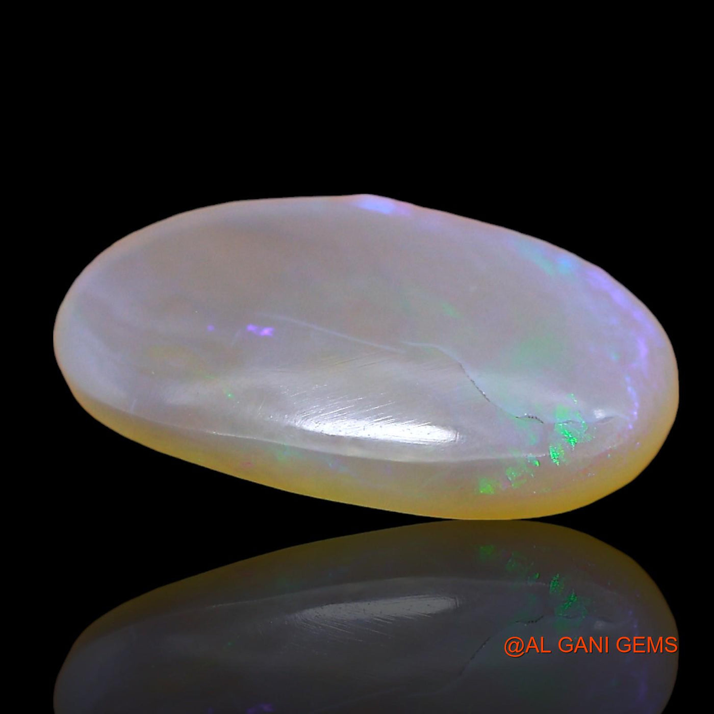 3.00 Cts Natural Australian Fire Opal Loose Gemstone Oval Cabochon 15x11x3 mm AD-655
