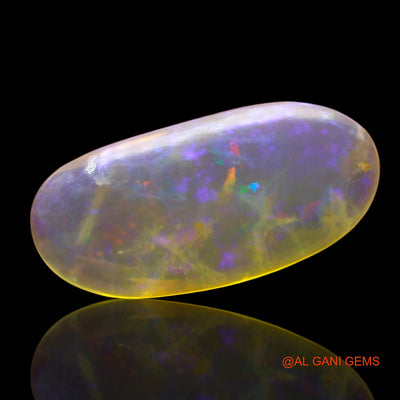 Natural Untreated Fire Opal Loose Gemstone Oval Cabochon From Australia 4.00 Cts 17x8x4 mm AD-658