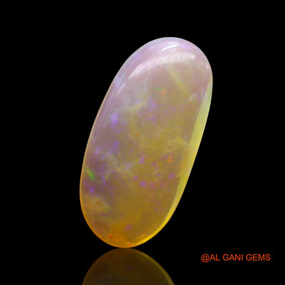 Natural Untreated Fire Opal Loose Gemstone Oval Cabochon From Australia 4.00 Cts 17x8x4 mm AD-658