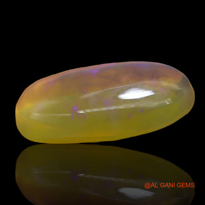 4.00 Cts Unheated Australian Fire Opal Loose Gemstone Oval Cabochon Natural 16x9x4 mm AD-659