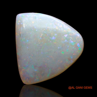 3.00 Cts Natural Australian Fire Opal Trillion Cabochon Loose Gemstone For Jewelry 12x12x3 mm AD-65
