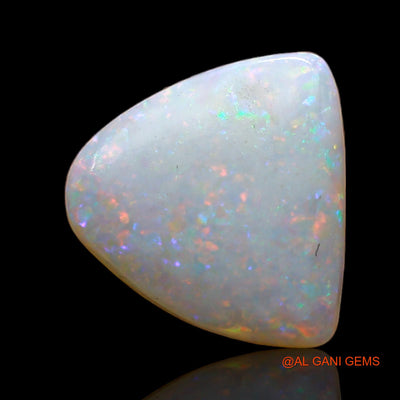 3.00 Cts Natural Australian Fire Opal Trillion Cabochon Loose Gemstone For Jewelry 12x12x3 mm AD-65