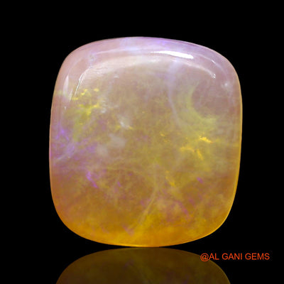 5.00 Cts Natural Australian Fire Opal Oval Cabochon Loose Gemstone For Jewelry 13x12x4 mm AD-660