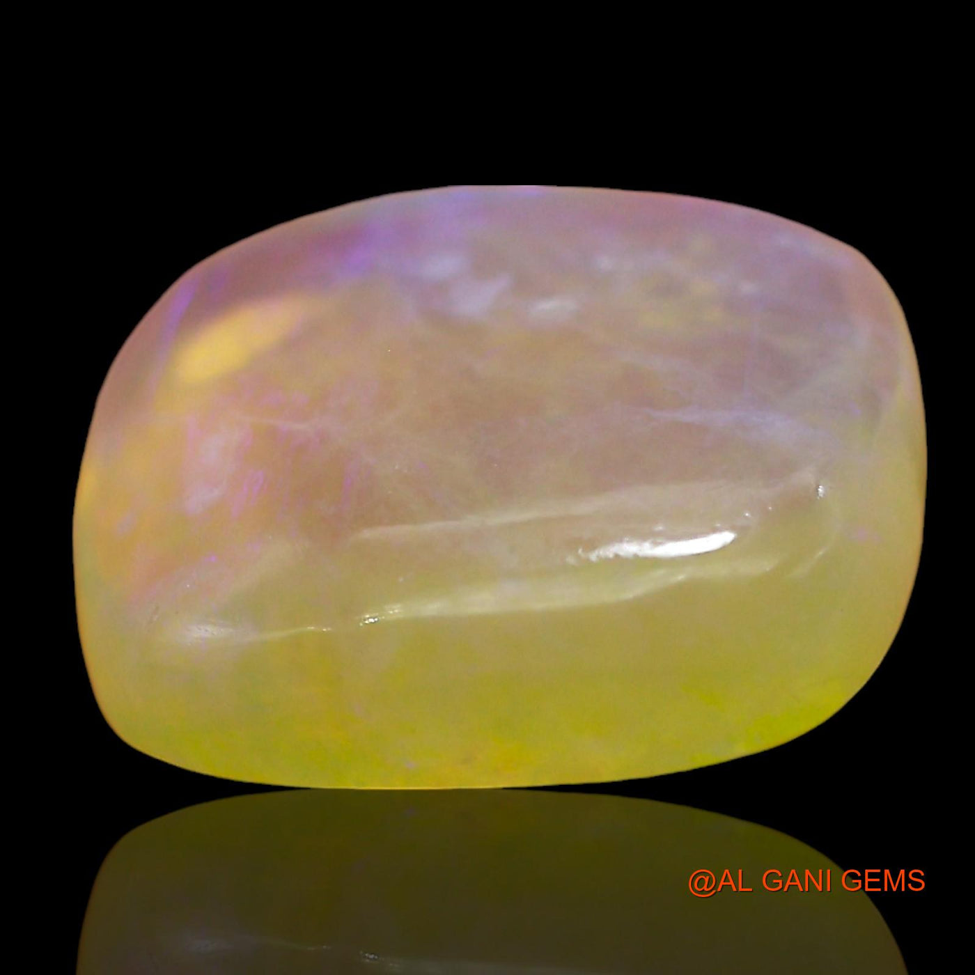5.00 Cts Natural Australian Fire Opal Oval Cabochon Loose Gemstone For Jewelry 13x12x4 mm AD-660