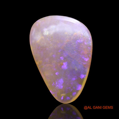 3.00 Cts Natural Australian Fire Opal Loose Gemstone Fancy Cabochon 15x10x2 mm AD-661