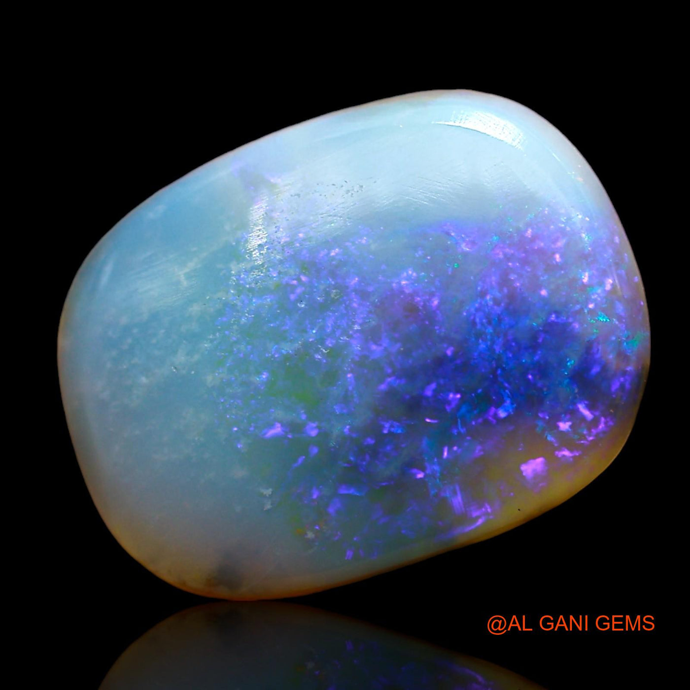 3.00 Cts Natural Australian Fire Opal Loose Gemstone Oval Cabochon 14x11x3 mm AD-664