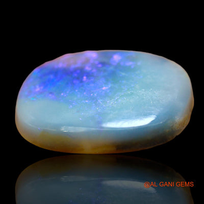 3.00 Cts Natural Australian Fire Opal Loose Gemstone Oval Cabochon 14x11x3 mm AD-664