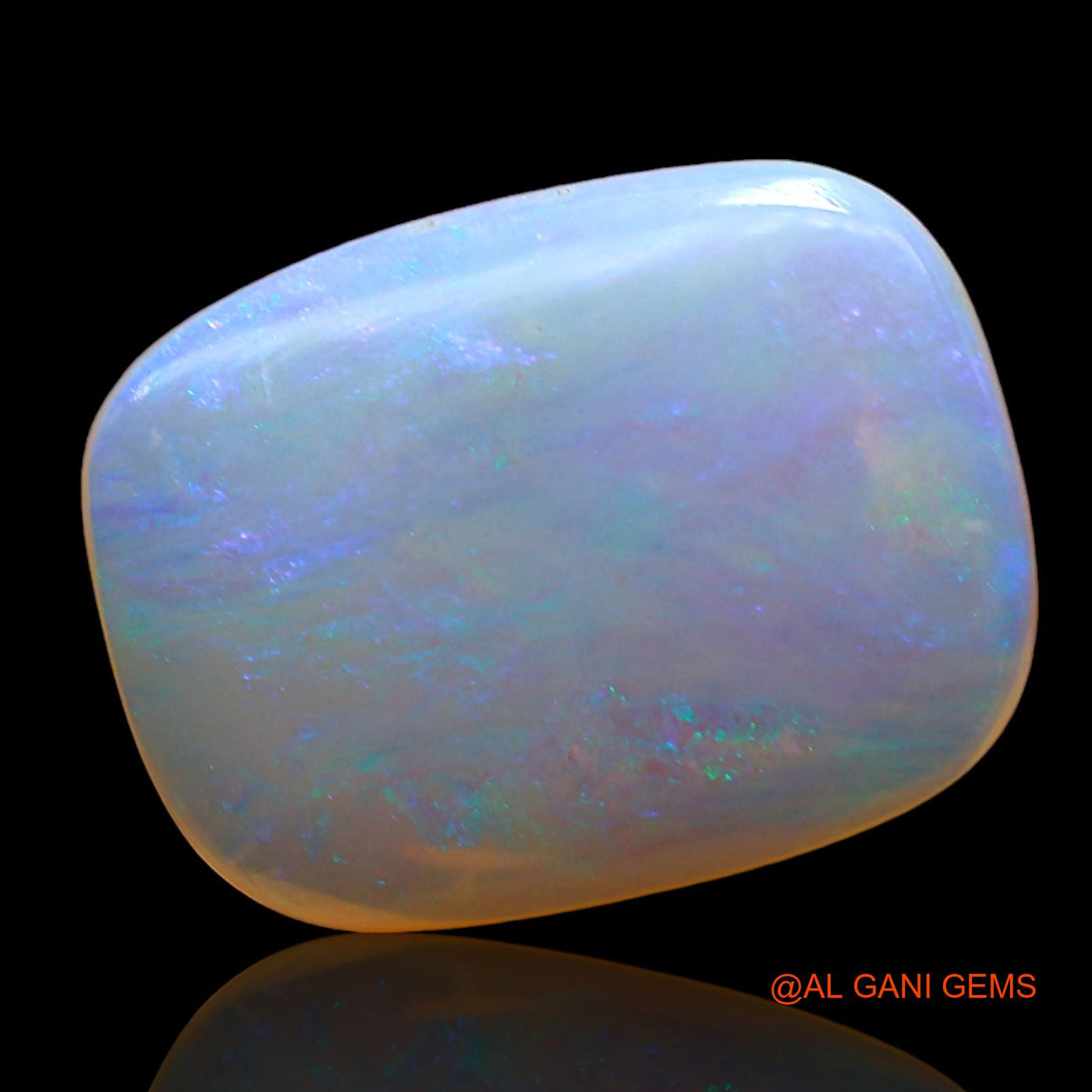 Natural Untreated Fire Opal Loose Gemstone Oval Cabochon From Australia 3.00 Cts 13x10x3 mm AD-665