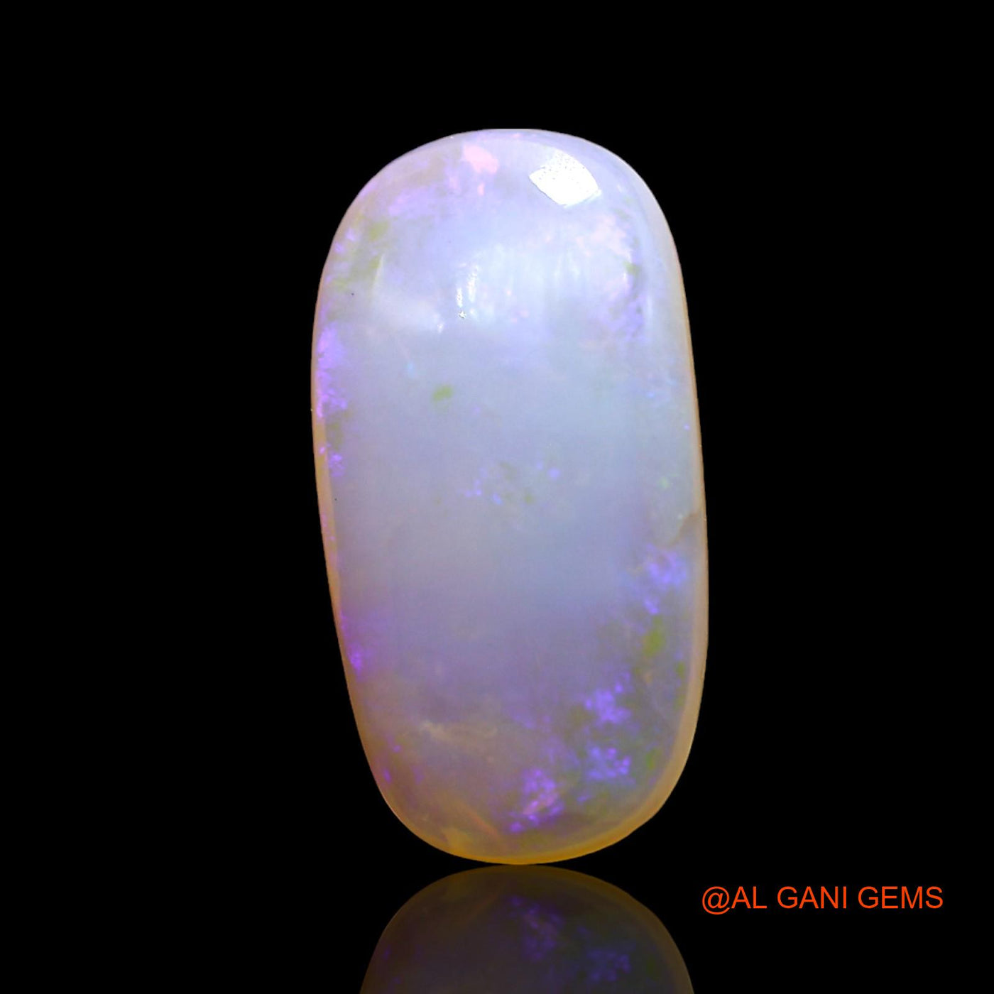 3.00 Cts Natural Australian Fire Opal Loose Gemstone Oval Cabochon 16x8x3 mm AD-666
