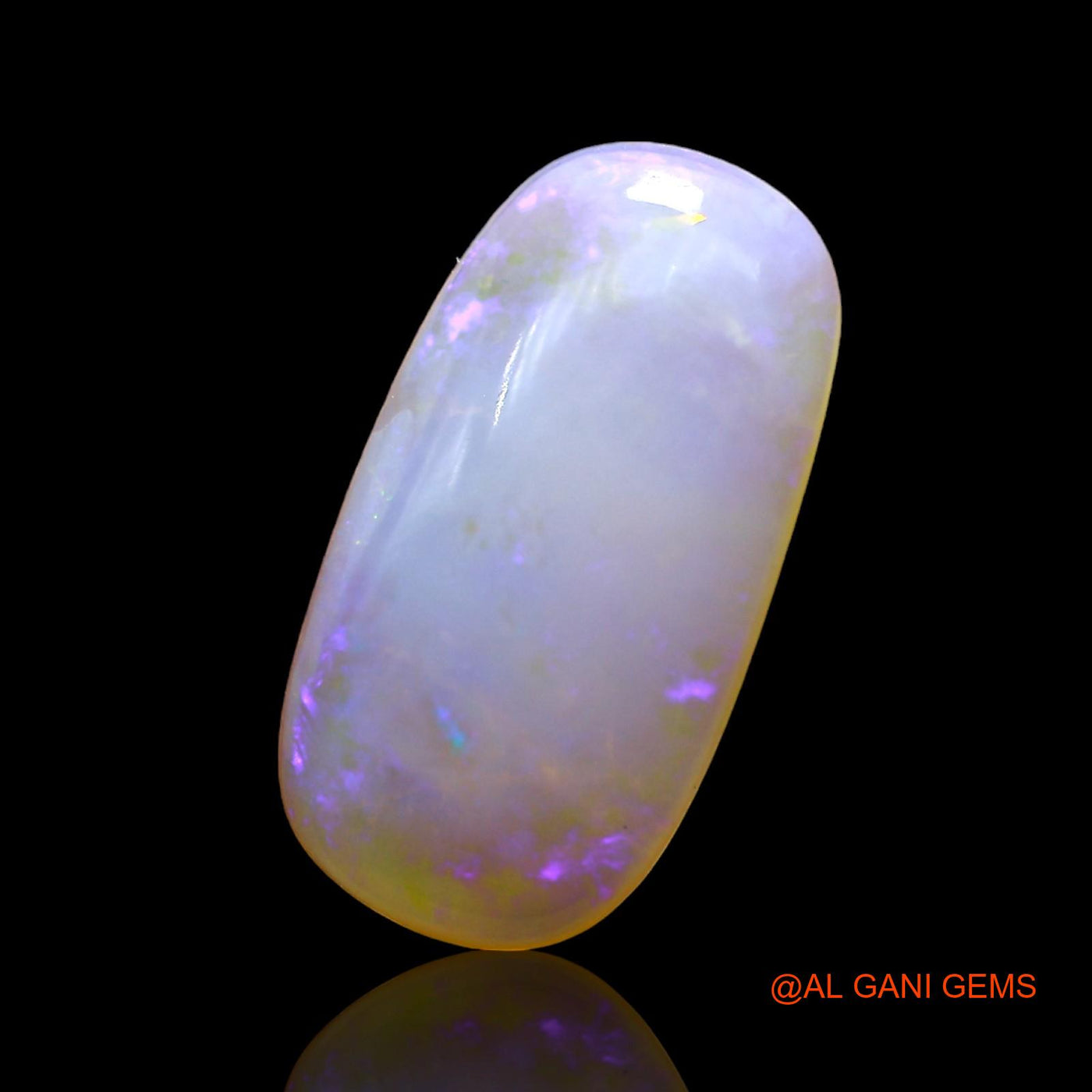 3.00 Cts Natural Australian Fire Opal Loose Gemstone Oval Cabochon 16x8x3 mm AD-666