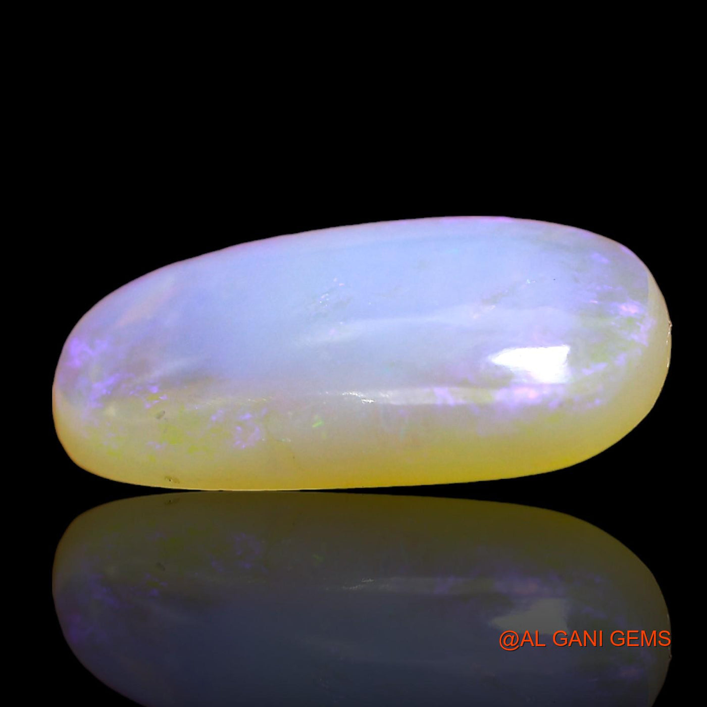3.00 Cts Natural Australian Fire Opal Loose Gemstone Oval Cabochon 16x8x3 mm AD-666