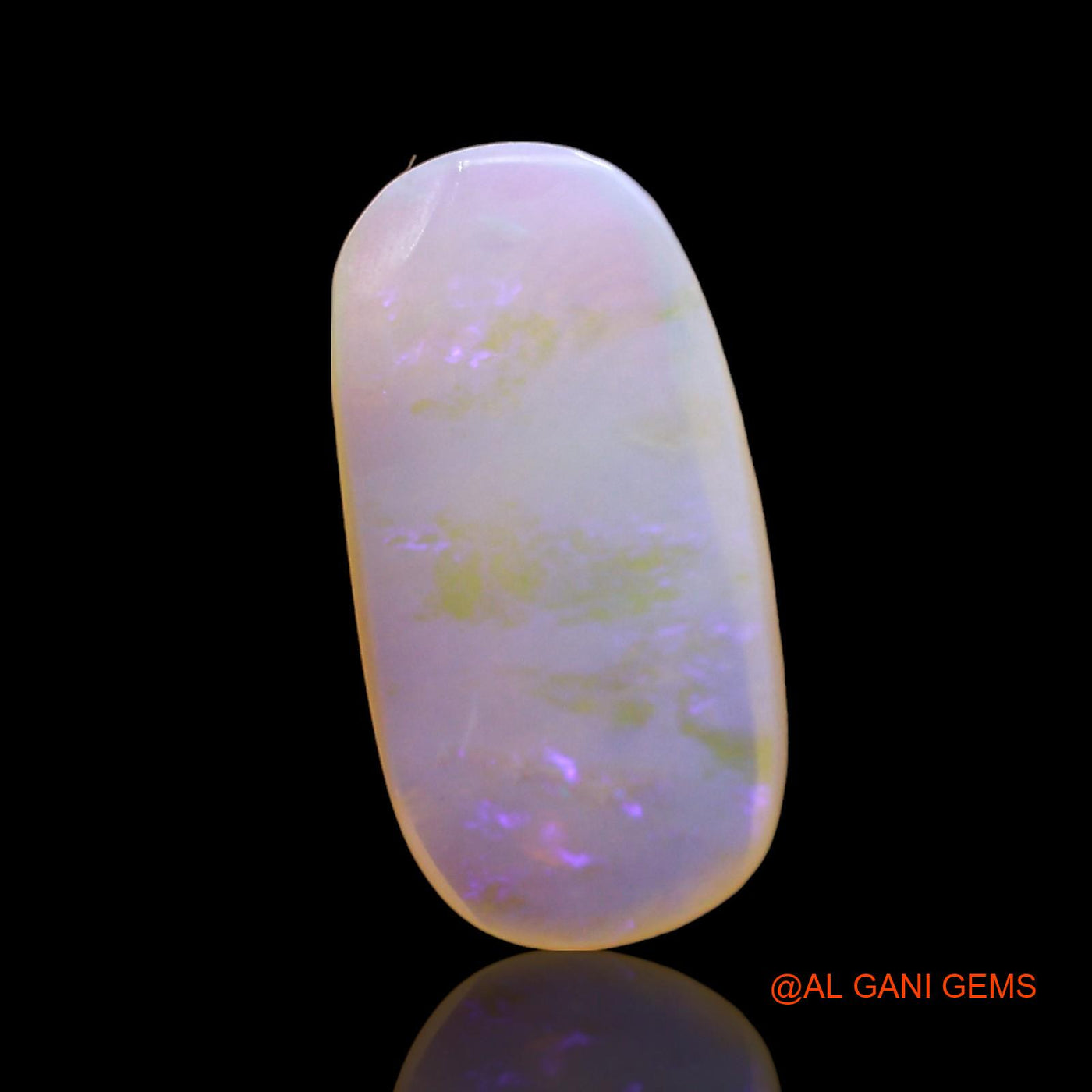 3.00 Cts Natural Australian Fire Opal Loose Gemstone Oval Cabochon 16x8x3 mm AD-666