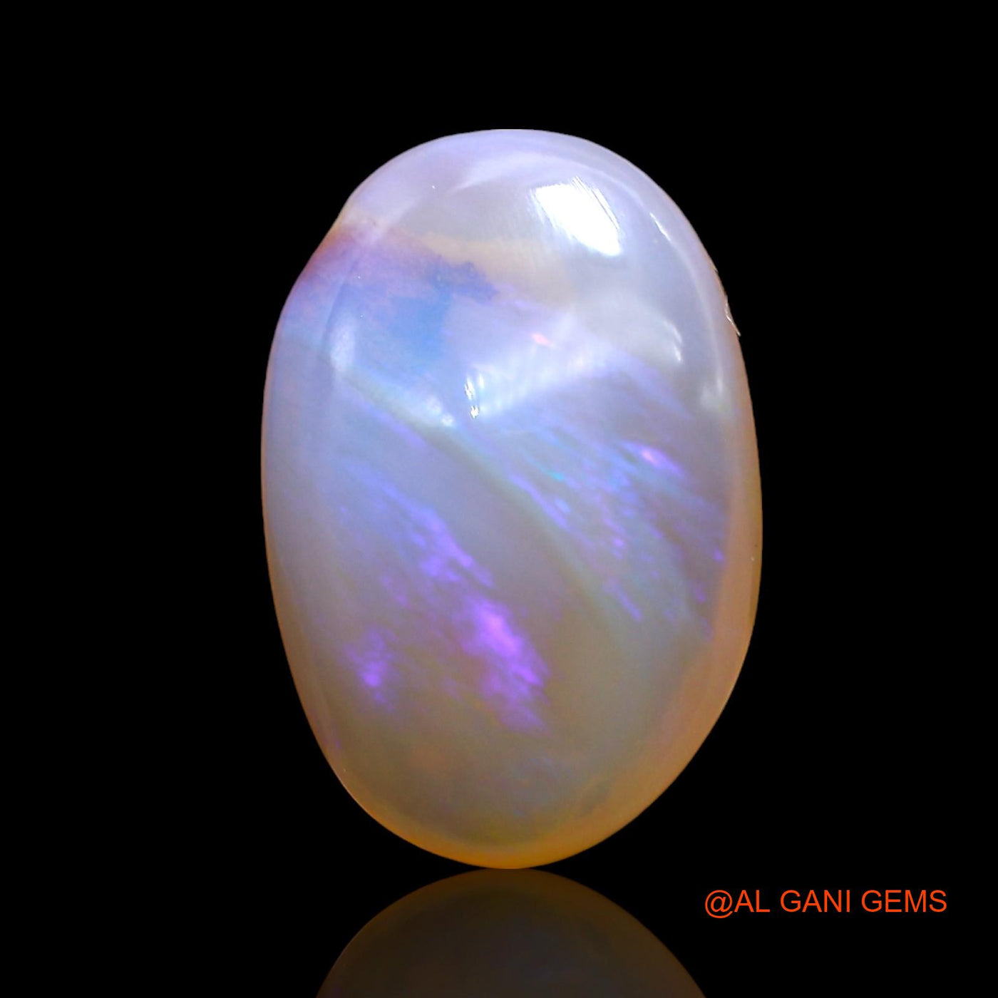 4.00 Cts Natural Australian Fire Opal Oval Cabochon Loose Gemstone For Jewelry 14x10x5 mm AD-667