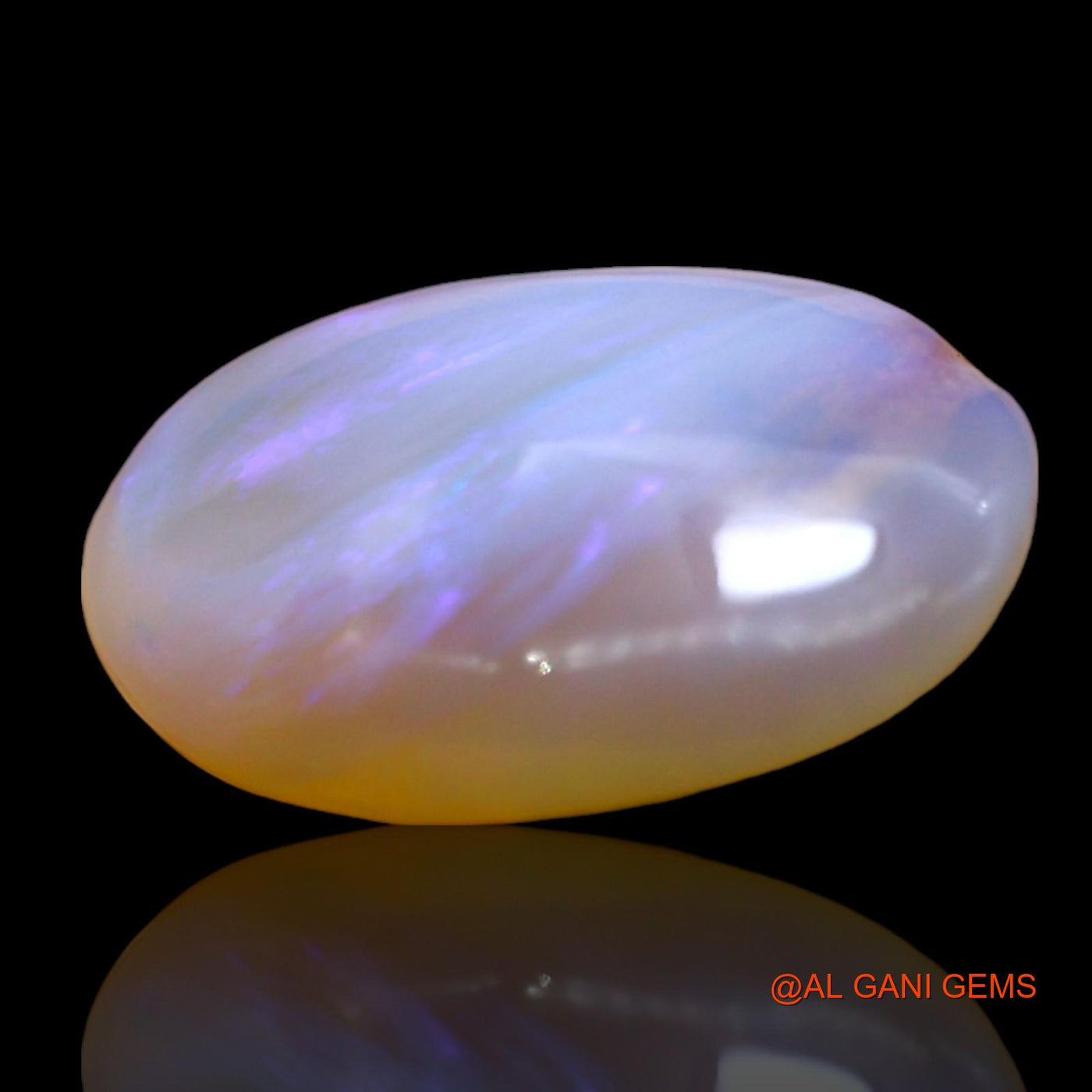 4.00 Cts Natural Australian Fire Opal Oval Cabochon Loose Gemstone For Jewelry 14x10x5 mm AD-667
