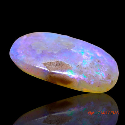3.00 Cts Natural Australian Fire Opal Loose Gemstone Oval Cabochon 15x9x4 mm AD-668