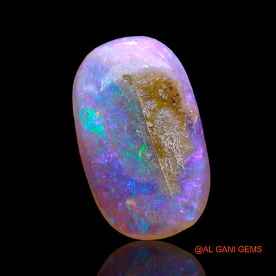 3.00 Cts Natural Australian Fire Opal Loose Gemstone Oval Cabochon 15x9x4 mm AD-668