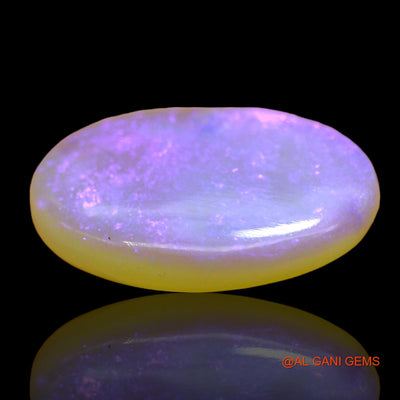 Natural Fire Opal Gemstone 3.00 Cts Loose Oval Cabochon From Australia 14x10x3 mm AD-669