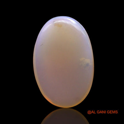 Natural Fire Opal Gemstone 3.00 Cts Loose Oval Cabochon From Australia 14x10x3 mm AD-669