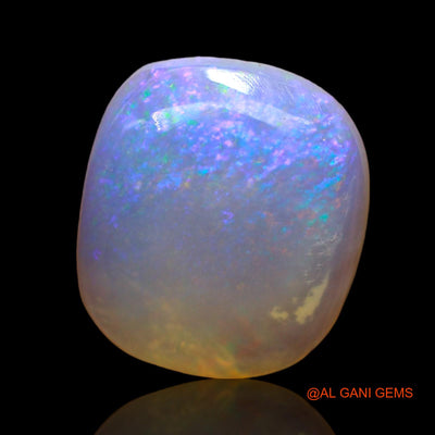 Natural Fire Opal Gemstone 4.00 Cts Loose Oval Cabochon From Australia 13x12x4 mm AD-670