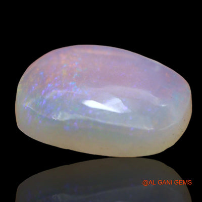 Natural Fire Opal Gemstone 4.00 Cts Loose Oval Cabochon From Australia 13x12x4 mm AD-670