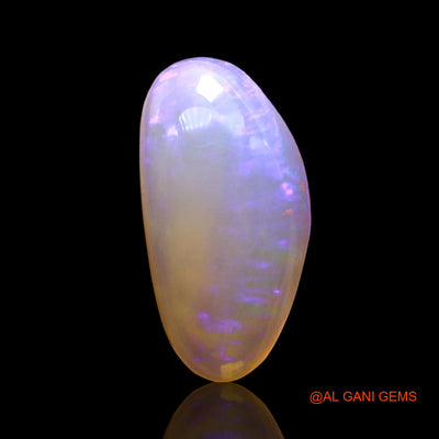 Natural Fire Opal Gemstone 4.00 Cts Loose Fancy Cabochon From Australia 17x8x4 mm AD-671