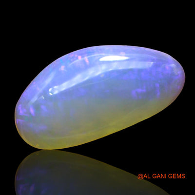 Natural Fire Opal Gemstone 4.00 Cts Loose Fancy Cabochon From Australia 17x8x4 mm AD-671