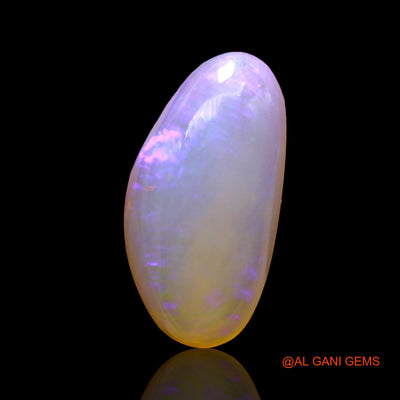 Natural Fire Opal Gemstone 4.00 Cts Loose Fancy Cabochon From Australia 17x8x4 mm AD-671