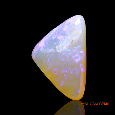 5.00 Cts Natural Australian Fire Opal Loose Gemstone Trillion Cabochon 12x10x5 mm AD-672