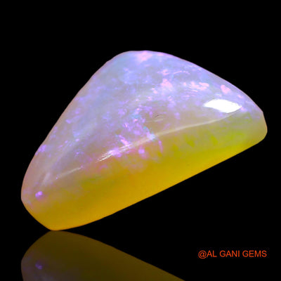 5.00 Cts Natural Australian Fire Opal Loose Gemstone Trillion Cabochon 12x10x5 mm AD-672