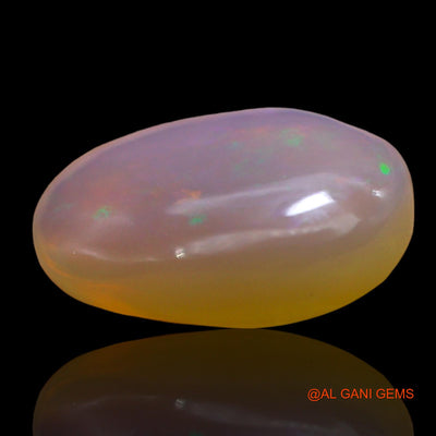 Natural Fire Opal Gemstone 5.00 Cts Loose Oval Cabochon From Australia 15x10x5 mm AD-673