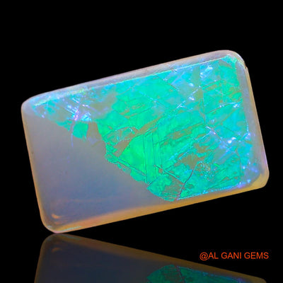 1.00 Cts Natural Australian Fire Opal Loose Gemstone Square Cabochon 14x8x1 mm AD-674