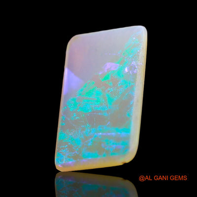 1.00 Cts Natural Australian Fire Opal Loose Gemstone Square Cabochon 14x8x1 mm AD-674